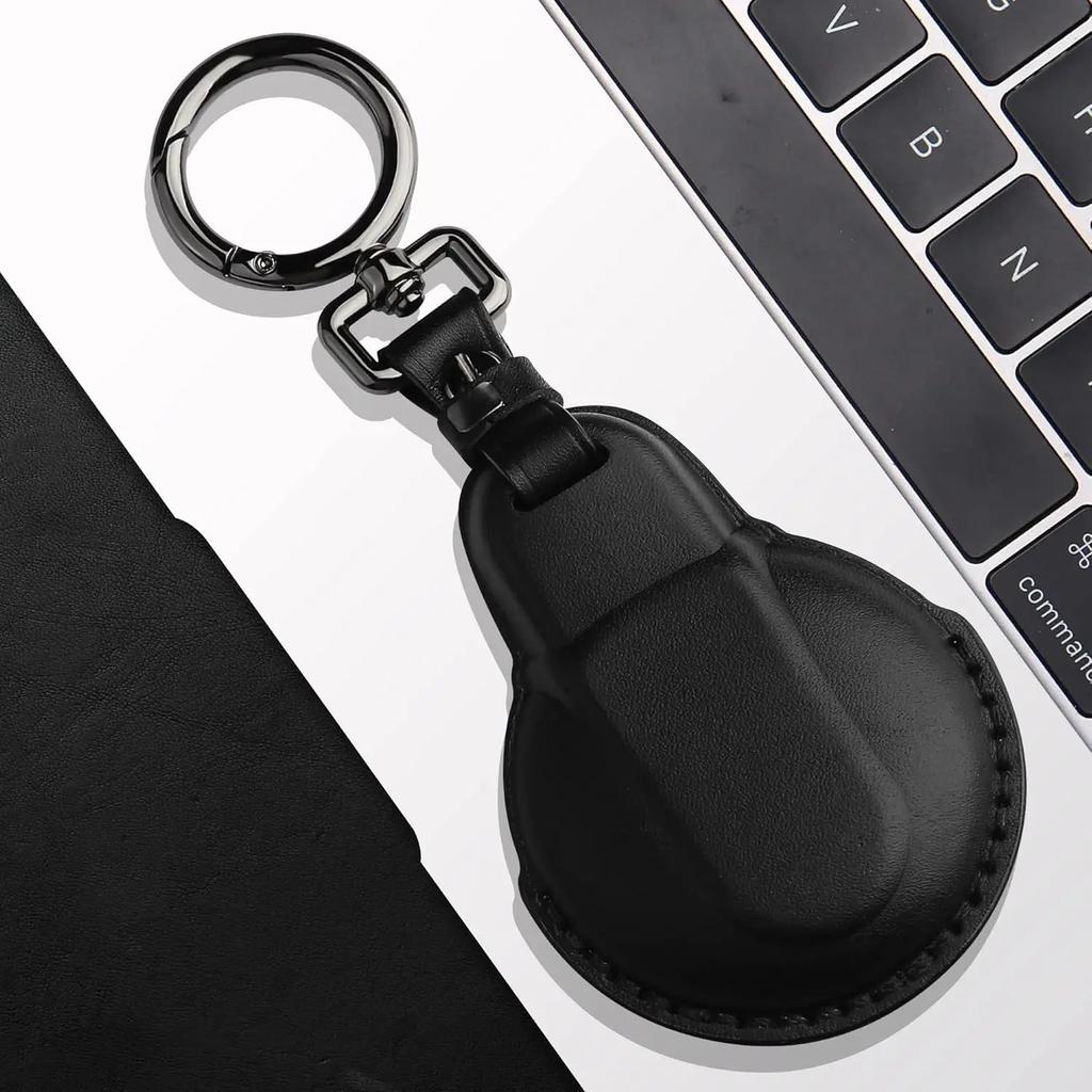 For Mini Cooper F54 F55 F56 F57 F60 Clubman Countryman Leather Car Key Fob Protection Cover Keychain Auto Accessories