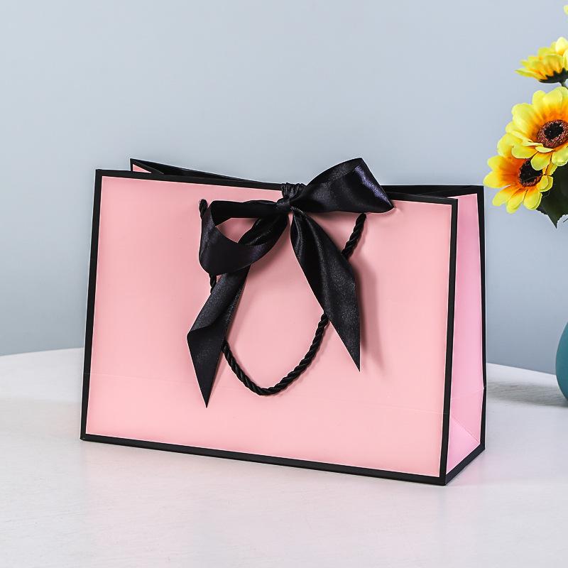 Gift, Cosmetic & Shopping Paper Bags with Bow Handles