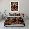 "Wildlife Animals Group Print" Bedding Duvet Cover Set Duvet Cover Pillowcases  (1*Duvet Cover 2*Pillowcases, Without Duvet Insert)