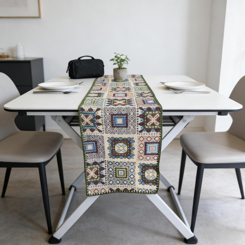Dining Table, TV Cabinet and Center Table Simple Nordic Cotton Linen Daily Use Decorative Table Runner