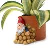 Innovative Resin Dwarf Flower Pot Ornament Patio Garden Elf Succulent Pot Planter Decoration