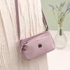 Small Square Bag Women's Lightweight Nylon Multi-Layer Shoulder Crossbody Bag