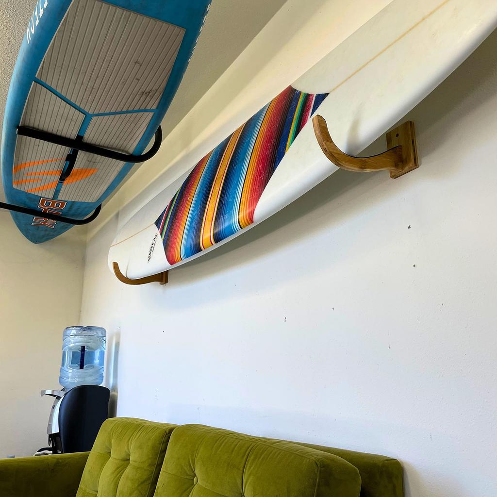 COR Surf Surfboard Wall Rack (Bamboo Wood)
