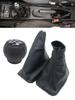 5 Speed Hand Speed Pen Gear Shift Knob Handbrake Gaiter Boot Cover For Opel Corsa C (01-06) Combo C(01-11) Tigra B (04-12)