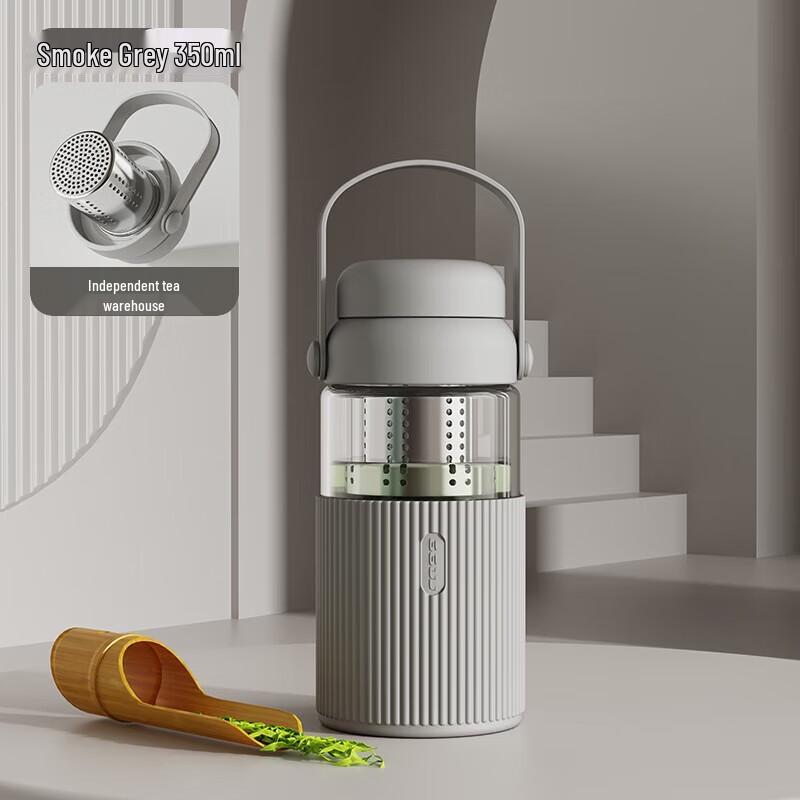Huawensen Portable Tea Infuser Glass Bottle