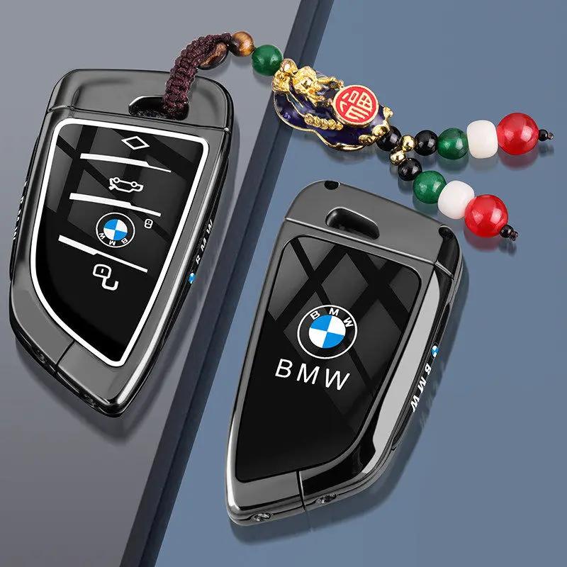 Funda de aleación de Zinc para llave remota de coche, para BMW F10 F20 F30 G20 G30 X1 X3 X5 X6 X7 1 3 5 6 7 G11 F15 F48 M3 M5 FY3