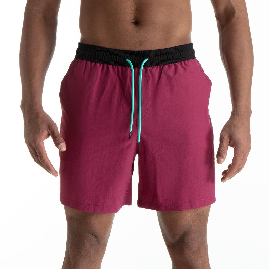 Men's Summer Beach Shorts: Waterproof, Double-Layer, Plus Size, Casual, Quarter-Length Swim Trunks