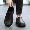 Fashion Chef Shoes Four Season New Anti Slip Oil Resistant Plus Size Business Casual Men's Work Leather Shoes Fashion Comfort Soft Soled