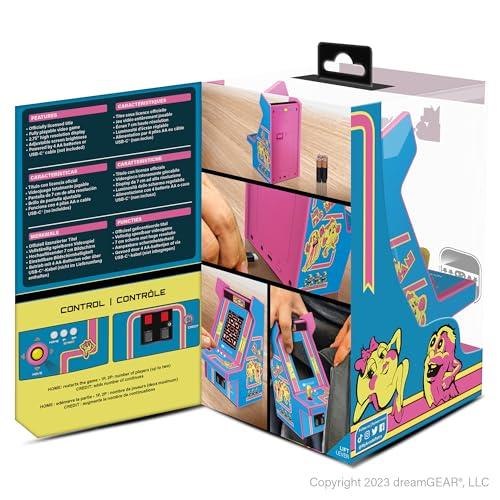 My Arcade Kawaii Ms. Pac-Man Micro Player Pro 6.75 Inch, Retro Game, Cute, Small Arcade