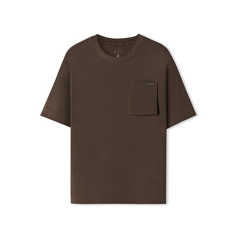 Skechers Round Neck Breathable Knitted Short Sleeve T-Shirt Unisex Tops L226U008-05U5 S