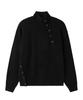 OPENYARD(OY) Offset Neck Knit - Black