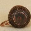Vintage Copper Mini Coffee Mug,Camping Water Mug Handcrafted Hammer Texture Handle Juice Cups Home use Drinking 200ml Tea Cup