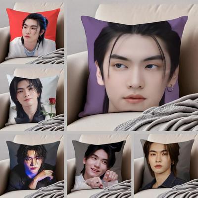 Thai Actor B-Boss Chaikamons Star Cushion Cover Throw Pillow Cover Hidden Button Durable Polyester Chair Cushion