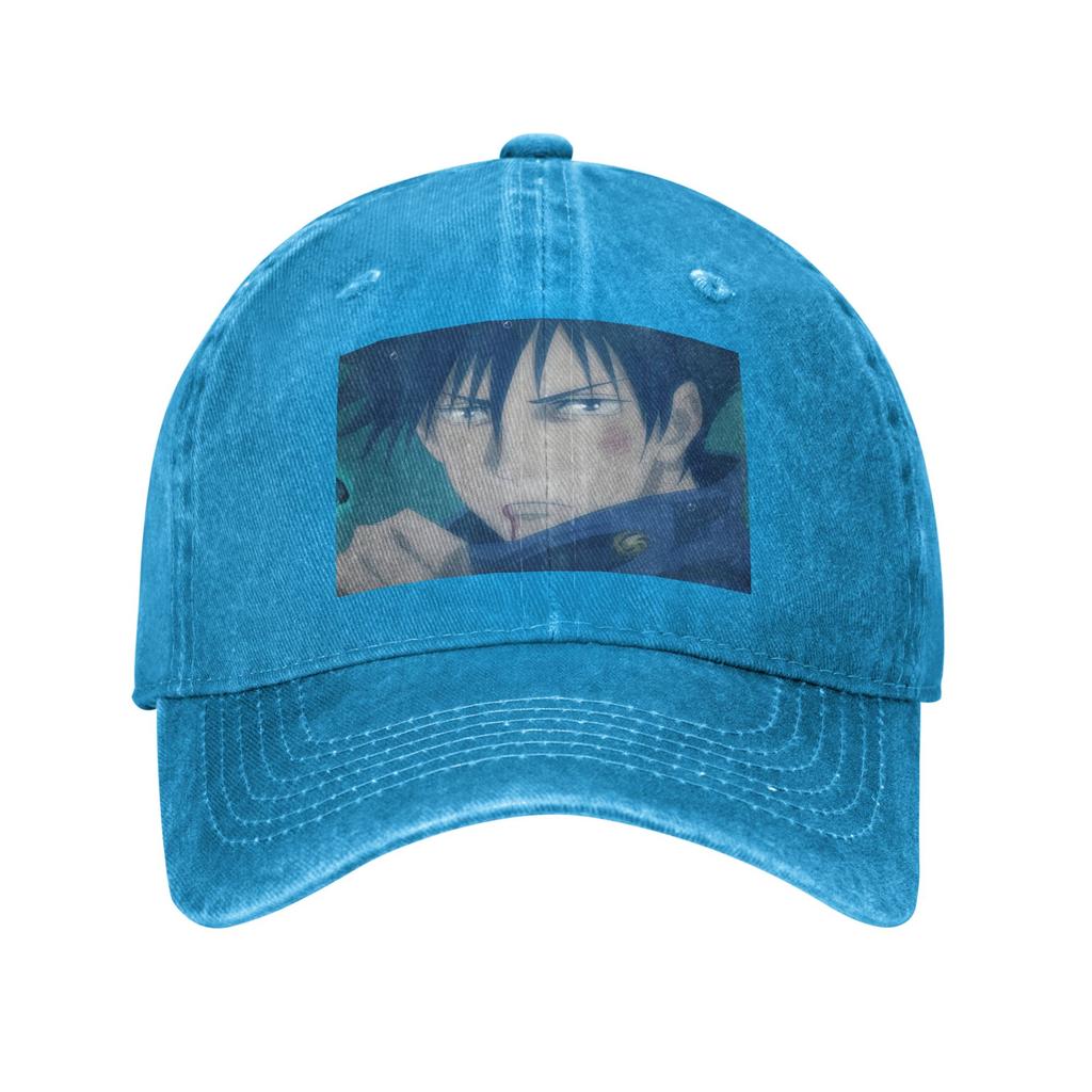 Megumi Besto Friendo Jujutsu Kaisen Sukuna Anime Washed Denim Cap Casual Baseball Caps Hat Summer Unisex Baseball Hats