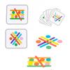 Kids Rainbow Stick Puzzles Games Montessori Toys Color Sensory Logical Thinking Matching Games Children Educational Wooden Toys