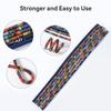 Stick Printing Ethnic Style Hair Rope Bendable Dreadlocks Spiral Lock Hair Ties Women Hair Band