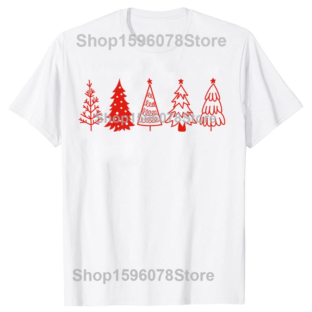 Funny Christmas The Most Wonderful Time of The Year Tee Xmas Tree Tshirts Men Casual Loose Crewneck Collar Hip Hop T Shirt
