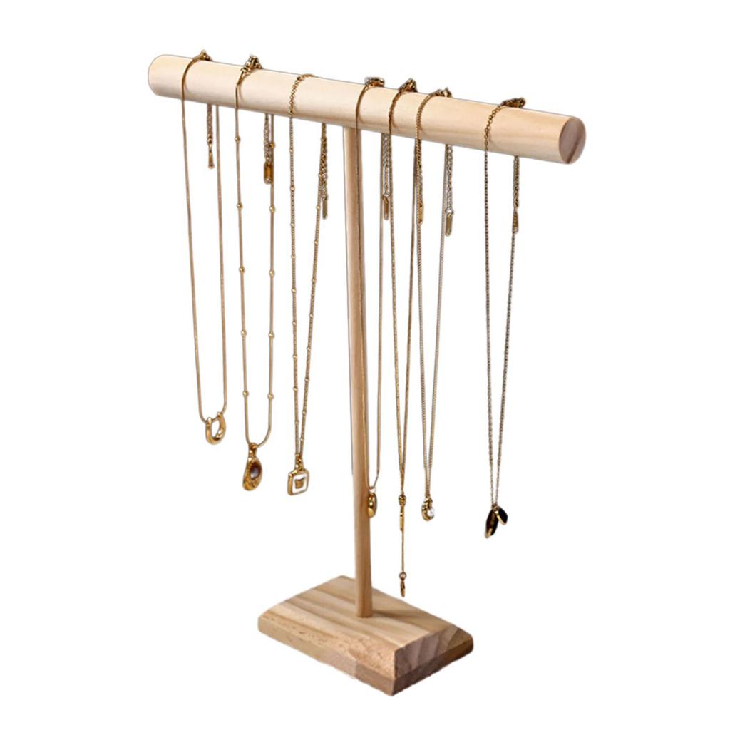 Eleganter Armband- und Armreifhalter aus Holz mit Holzfuß Stilvoller Schmuckständer für Einzelhandelsauslagen und Heimorganisation