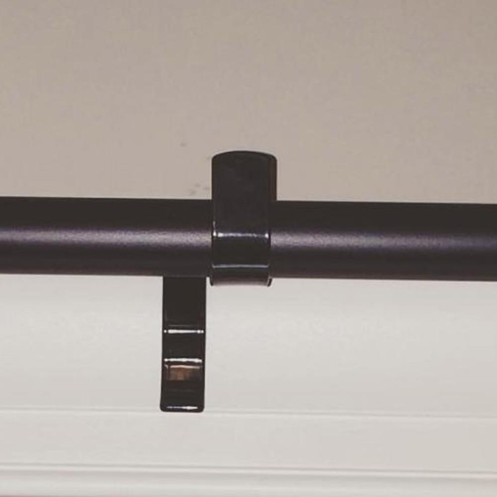 Buy Window Frame Rod Bracket Hang Double Center Support Curtain Into at