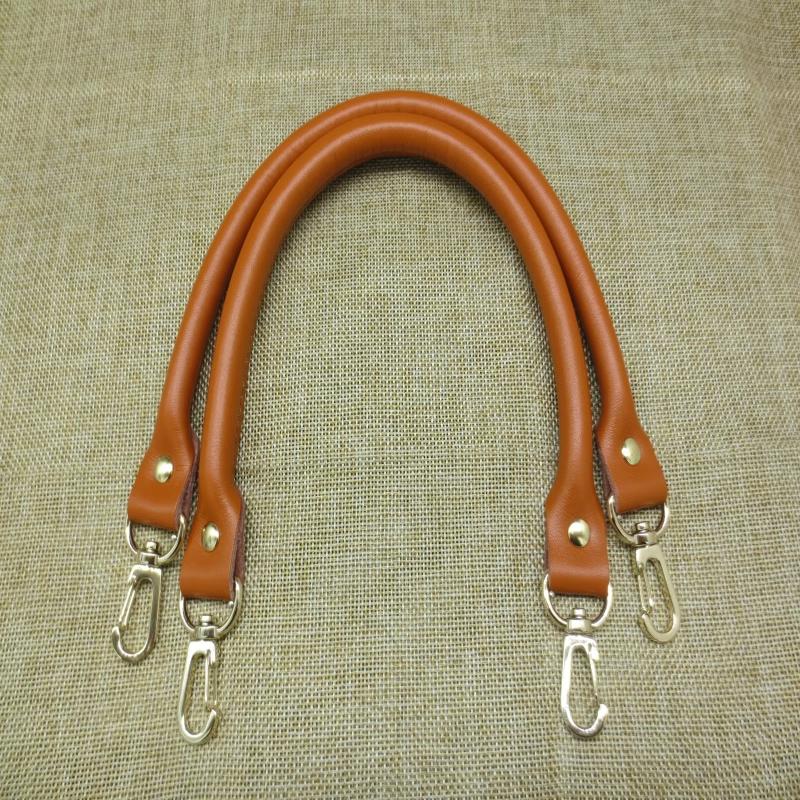 2 Peças Alça de Bolsa de Couro Feminina Cor Sólida Substituição DIY Cinto Portátil Fivela de Metal Acessórios para Bolsa Alças para Bolsa de Mão 40CM