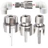 Water Pipe Opener Heat-Treated Alloy Steel Pipe Threader Internal External Threading 3 Head
