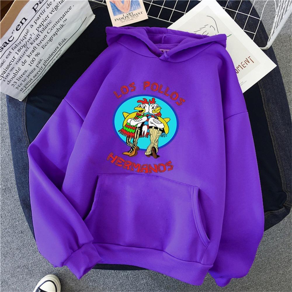 LOS POLLOS Hermanos Film für Frauen Hoodie Lustiges Chicken Brothers Sweatshirt Übergroße Männer Hoodies Pullover Hip Hop Streetwear