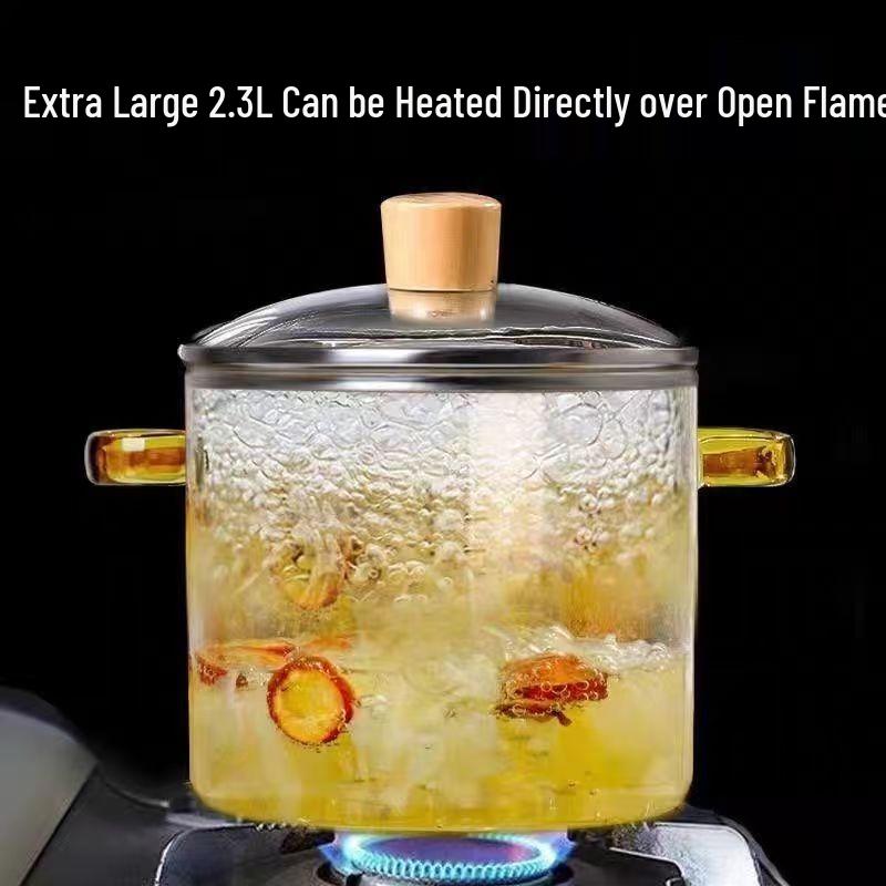 High Borosilicate Glass Noodle & Soup Pot