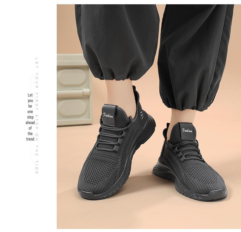 2025 Summer Flyknit Running Shoes: Trendy, Unisex Casual Sportswear