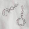Bohemia Hollow Star Sun Moon Long Dangle Women Stud Earrings Ear Jewelry Gift