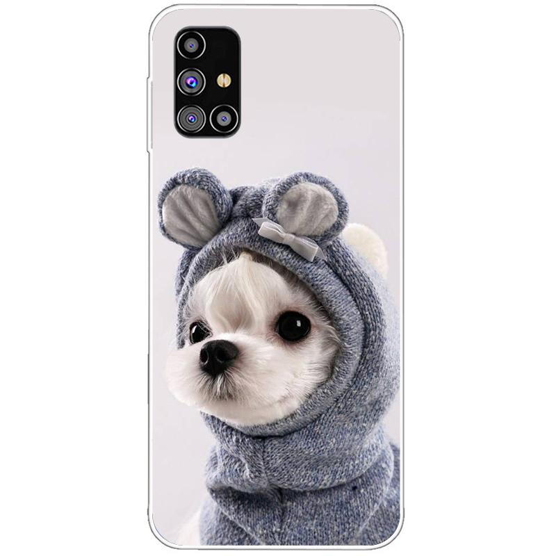 Do Samsung Galaxy A31 A51 A71 Etui Silikonowe Tylne Etui Telefoniczne Do Samsung A315 A515 A715 Miękkie Etui Zderzak Coque z Kreskówką