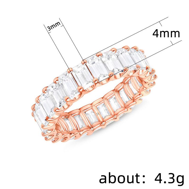 Creative Zircon Ladies' Proposal Ring