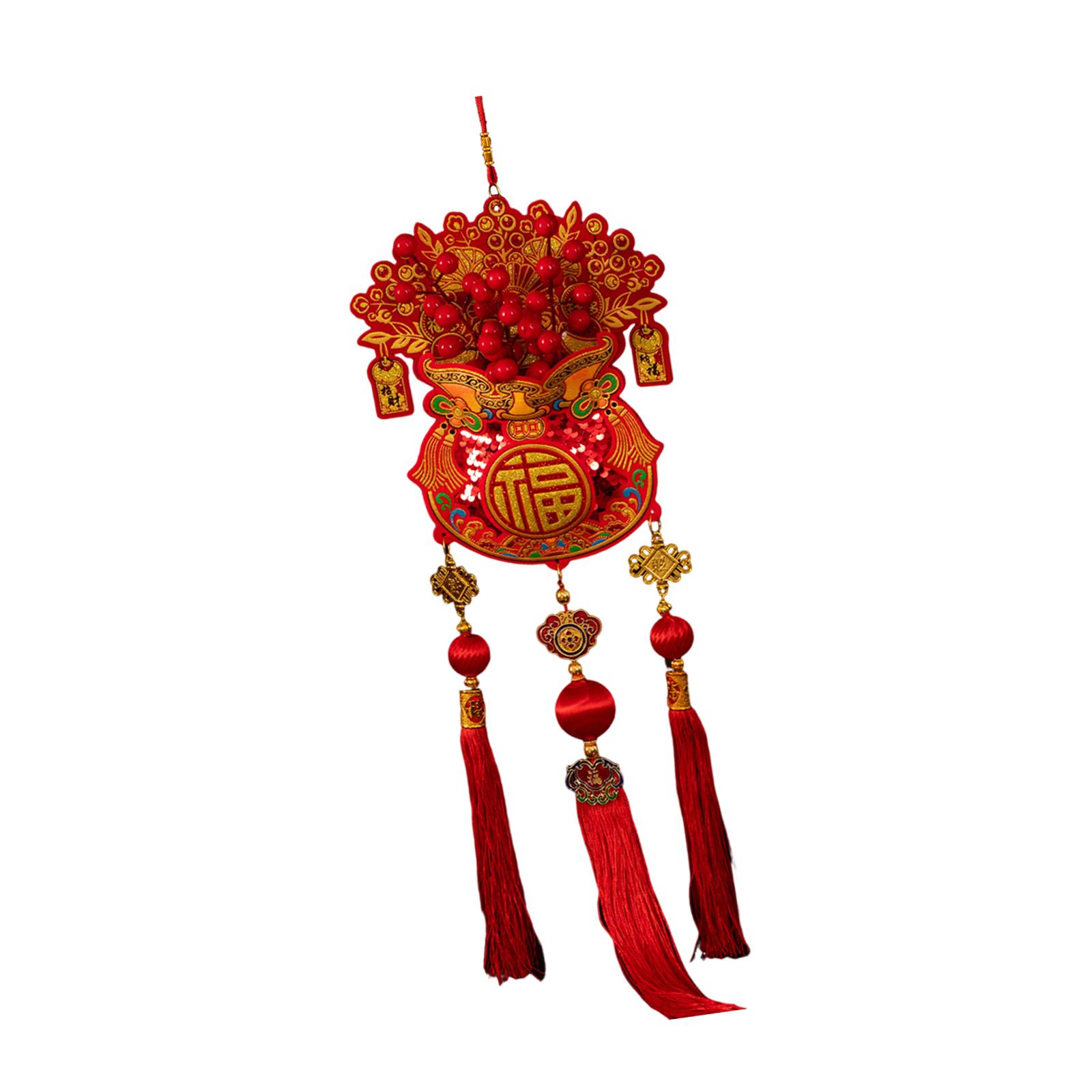 2026 Chinese New Year Hanging Decoration Oriental Pendant Wall Hanging Ornament for Spring Festival New Year Parties