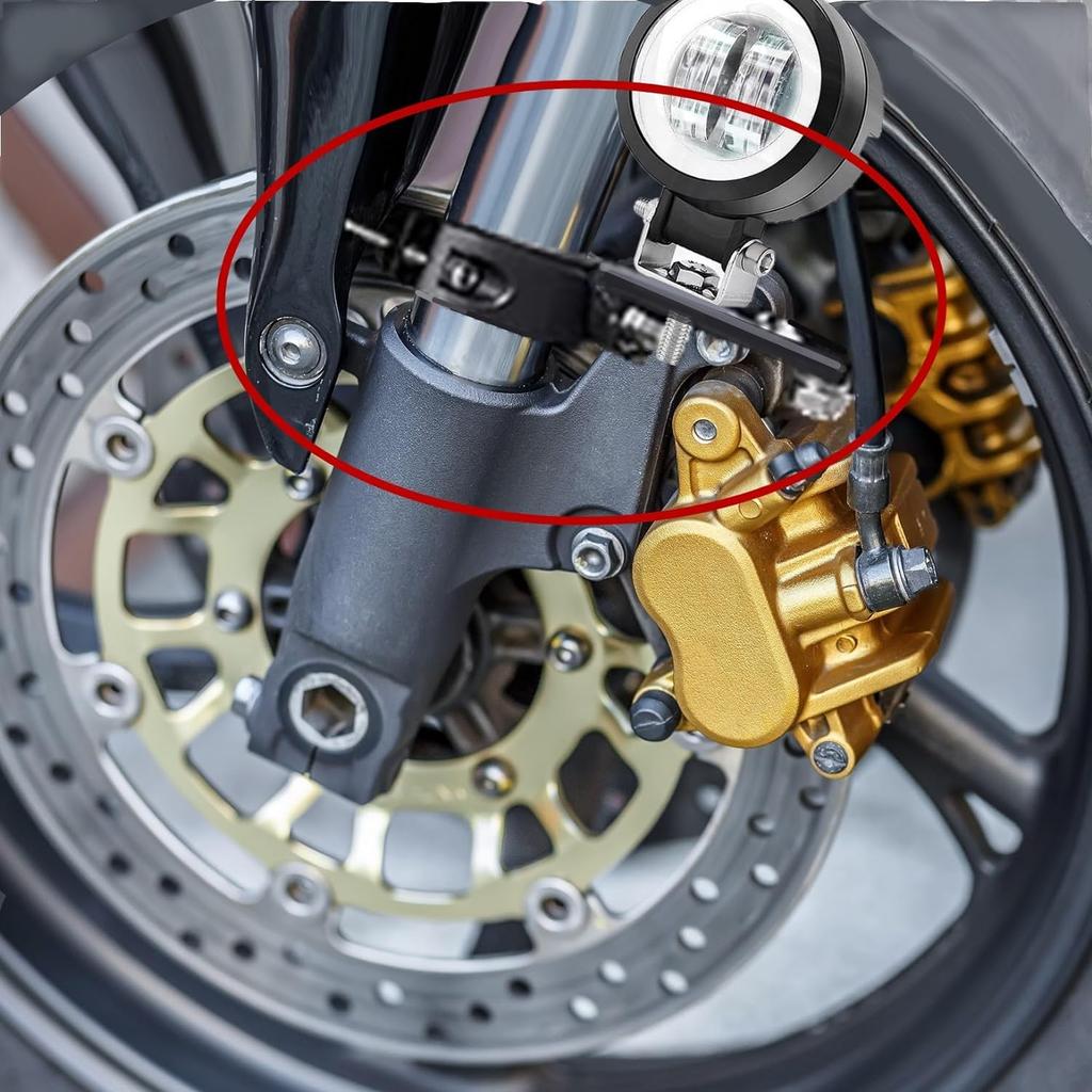 YFFSFDC Motorcycle Headlight Stay Work Light Bracket Set of 2