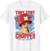 One Piece Tony Tony Chopper Postarzany Plakat z Kanji Koszulka