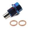 Titanium Alloy M12*1.25/1.5/1.75 M14*1.5 M16*1.5 Engine Dress Up Magnetic Oil Drain Plug Package Oil Sump Drain Plug Nut