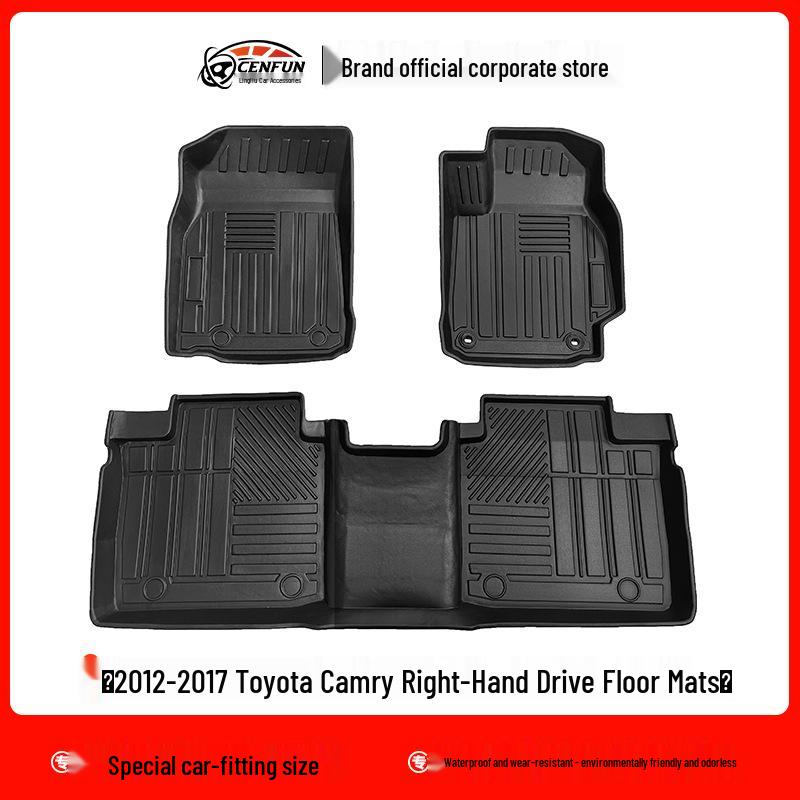 2024 Toyota Camry TPE Eco-Friendly Floor & Trunk Mats for Left/Right-Hand Drive Cars