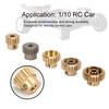 5PCS 7075 Aluminum Alloy 48P Pinion Gear Set Motor Gears Kit for 1/10 RC Car (17T?25T)