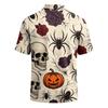 Men's Halloween Print Short Sleeve Casual T-Shirt