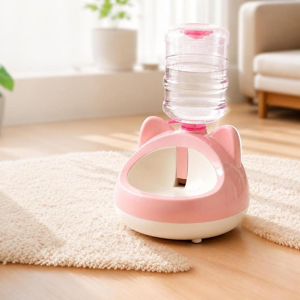 Automatic Water Replenishment Cat Ear Gravity Pet Water Drinker Pet Drinking Station For Cats Dogs