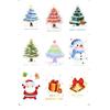 Christmas Tree, Elderly Atmosphere Decorations, Electrostatic Window Decorations, Snowman, Glass Door and Window Stickers
