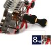 FULL-METAL Automatic Line Speed Ratio 2.5:1 Before Front Wheel Fishing Rod Modified Inside The Line Overnight Round Fishing Reel