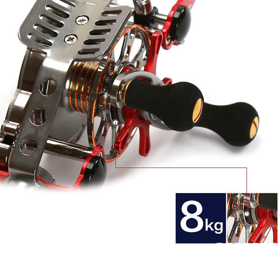FULL-METAL Automatic Line Speed Ratio 2.5:1 Before Front Wheel Fishing Rod Modified Inside The Line Overnight Round Fishing Reel