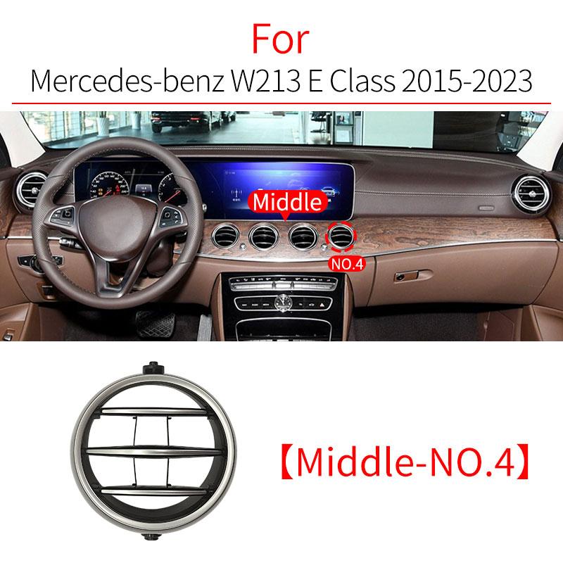 For Mercedes W213 Car Rear Air Conditioner Vent Grille Outlet Cover For Benz E Class 2015- E200 E230 E300 E63 AMG 2138309501