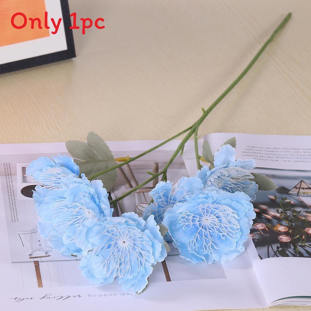 Peony Silk Snow Floral Arrangement For Wedding Decor Photography