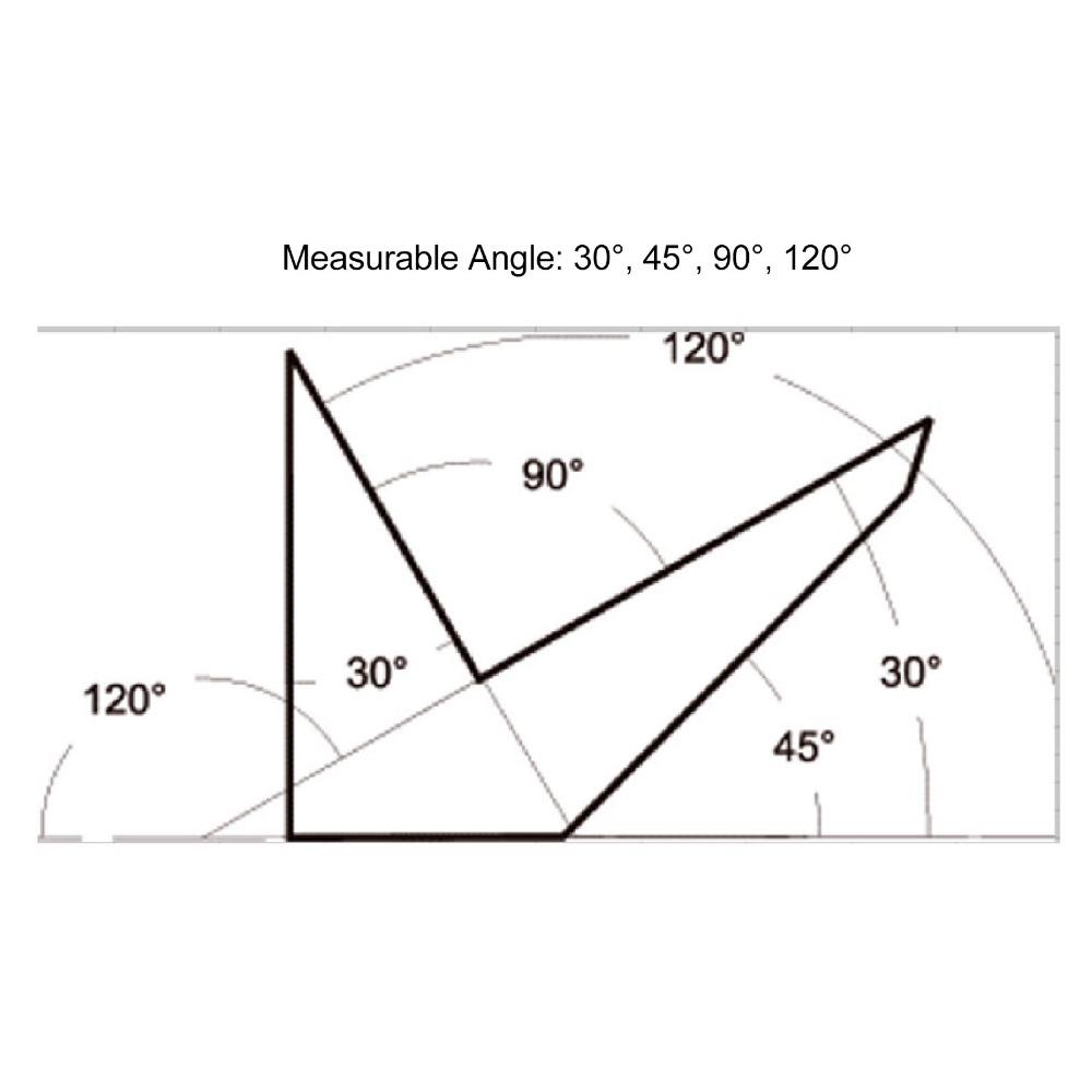 DIN 875/2 Standard Machinist Square Ruler 30 45 90 120 Degree Hardened Steel Square  For Machinist