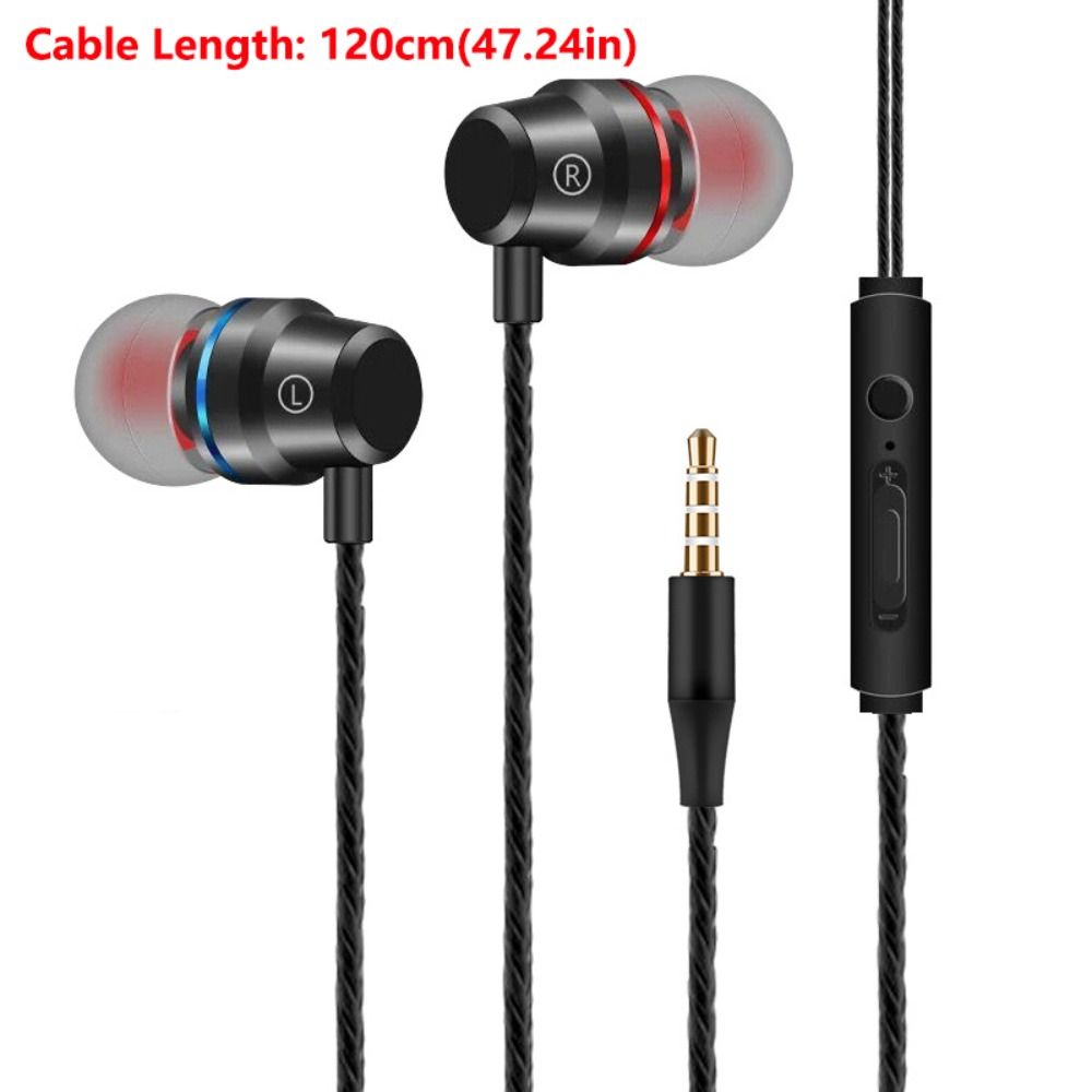 in Ear Earphone 3.5mm Wired Headset Portable Music Earphones