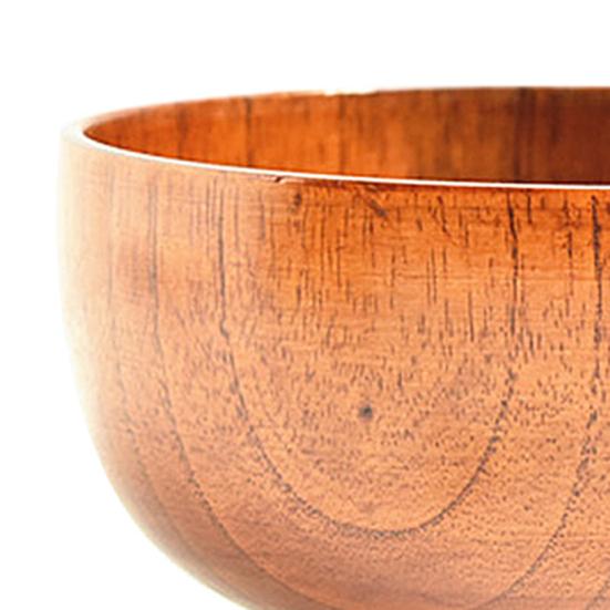 1 Pc Salad Bowl Multi-purpose Thermal Insulation Wood Wooden Salad Bowl Smoothies