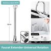 Universal Swivel Faucet Bubbler and Hose Extension