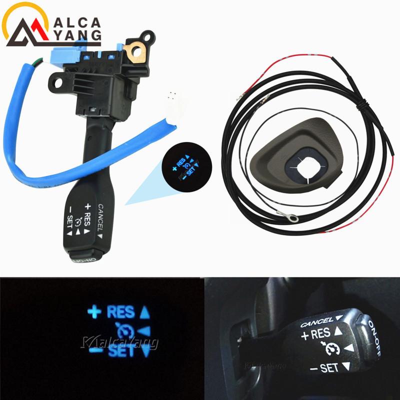 New LED Blue Bag Cruise Control Switch For Toyota Verso Corolla Camry Yaris Hybrid Avensis 84632-34011 84632-34017