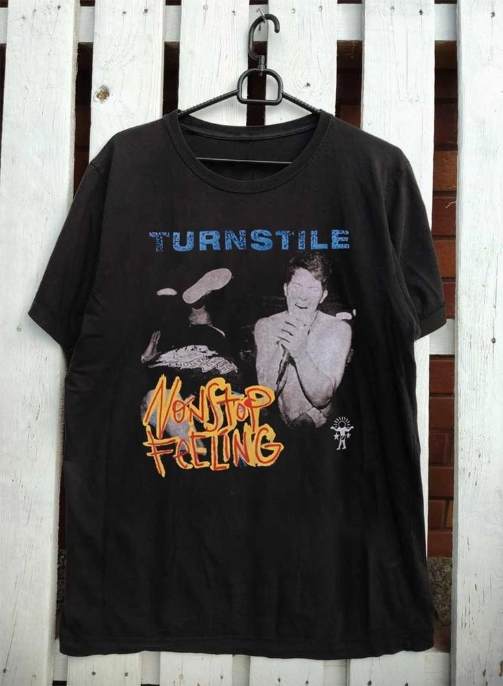 

Turnstile Nonstop Feeling Cover Album Black Unisex T shirt Reprint WA0451 Unisex T-Shirt L